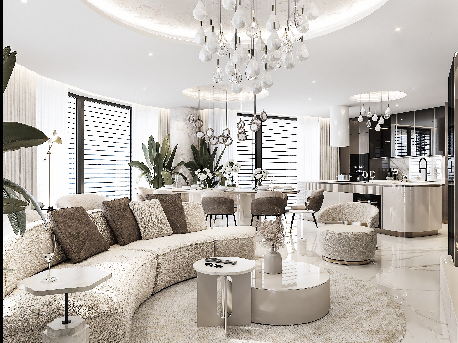 Exkluzívny 4-izbový apartmán v Eurovea Tower s výhľadom na Dunaj